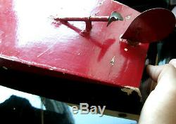 HUGE 31 Antique TRIANG BRITISH MERCHANT Wind Up Clockwork Model Wood Boat Toy