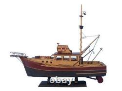 Hampton Nautical Jaws Orca Model Fishing Boat Fully Assembled (Not a Kit)