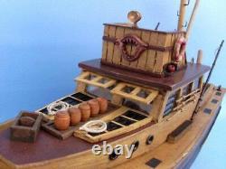 Hampton Nautical Jaws Orca Model Fishing Boat Fully Assembled (Not a Kit)