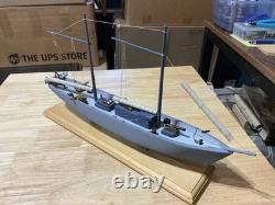 Hand Made Model of the USS BEAUREGARD a Union Navy Schooner