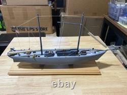 Hand Made Model of the USS BEAUREGARD a Union Navy Schooner
