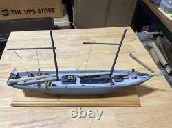 Hand Made Model of the USS BEAUREGARD a Union Navy Schooner