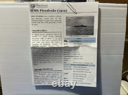 Hand Made Wooden Model Of The Hms Firedrake Wwi British Torpedo Boat Destroyer