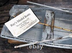 Handcrafted Chesapeake Bay Waterman Wooden Skiff Model Museum Quality R Hoffman