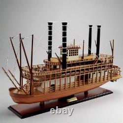Handcrafted Museum-Quality King of Mississippi Model Boat Fully Assembled Ship