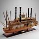 Handcrafted Museum-quality King Of Mississippi Model Boat Fully Assembled Ship