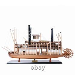 Handcrafted Museum-Quality King of Mississippi Model Boat Fully Assembled Ship