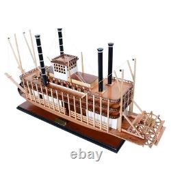 Handcrafted Museum-Quality King of Mississippi Model Boat Fully Assembled Ship