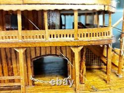 Handcrafted Museum-Quality King of Mississippi Model Boat Fully Assembled Ship