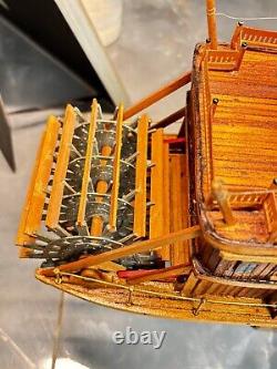 Handcrafted Museum-Quality King of Mississippi Model Boat Fully Assembled Ship