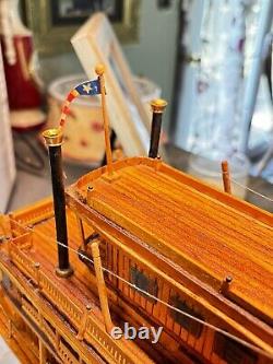 Handcrafted Museum-Quality King of Mississippi Model Boat Fully Assembled Ship