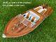 Handcrafted Wood Riva Aquarama Italian Speed Boat 21 Special Birthday Gift