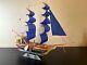 Handcrafted Wooden Model Ship Clam Fishing Boat 1.814 Maria Mediterranea