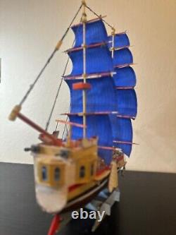 Handcrafted Wooden Model Ship CLAM FISHING BOAT 1.814 MARIA MEDITERRANEA