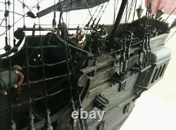 Handmade Assembly Ship Boat Model New black pearl Pirates 80cm wooden model kit