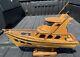 Handmade Vintage Wooden Luxury Trawler Yacht Boat Model (our Lady Of The Gulf)