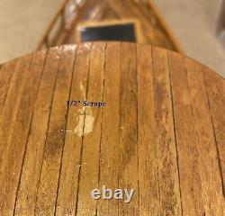Handmade Vintage Wooden Luxury Trawler Yacht Boat Model (Our Lady of The Gulf)