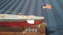 Handmade WW1 Model USS PERCH SUBMARINE All Hard Wood And Brass Fittings