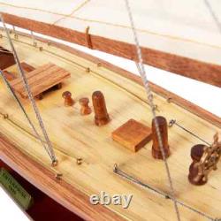 Historical Collectible Enterprises Wooden Boat Model Home Decor