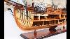Hms Endeavour Open Hull Capt Cook S Wood Model Ship