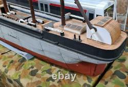 Huge model wood and metal 5 mast sailing ship