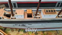 Huge model wood and metal 5 mast sailing ship