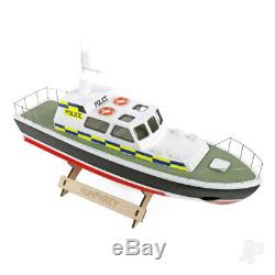 Humphrey Police Launch Boat (410mm) Wood RC Model Kit