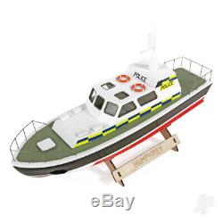 Humphrey Police Launch Boat (410mm) Wood RC Model Kit