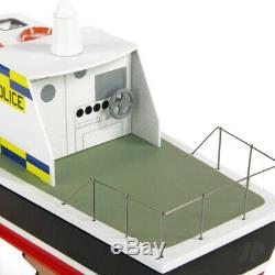 Humphrey Police Launch Boat (410mm) Wood RC Model Kit