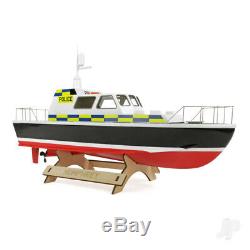 Humphrey Police Launch Boat (410mm) Wood RC Model Kit