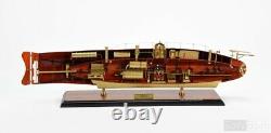 Ictineo II, 2 Submarine Handcrafted Wooden Ship Model 28 Scale, Museum Quality