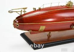 Ictineo II, 2 Submarine Handcrafted Wooden Ship Model 28 Scale, Museum Quality