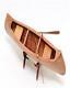 Indian Girl Canoe Wooden Boat Model