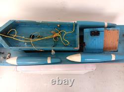 Ito Japanese Wood Model Battery Pt Boat 1950s 30 In Length Rare