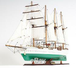 J. S. ElCANO Royal Spanish Navy Tall Ship 37 Built Wood Model Boat Assembled