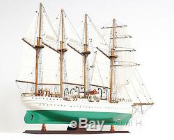 J. S. ElCANO Royal Spanish Navy Tall Ship 37 Built Wood Model Boat Assembled