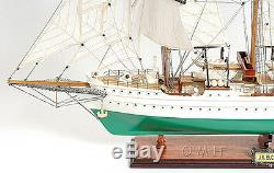 J. S. ElCANO Royal Spanish Navy Tall Ship 37 Built Wood Model Boat Assembled