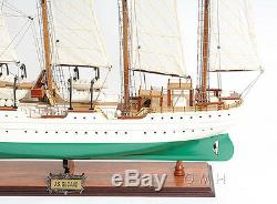 J. S. ElCANO Royal Spanish Navy Tall Ship 37 Built Wood Model Boat Assembled