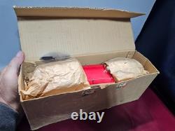 Japanese Rico Port Patrol Battery Operated WOODEN MODEL BOAT TOY Box Japan