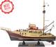 Jaws Orca Wooden Ship Model 15 Shark Fishing Boat Pre-assembled Antique Decor