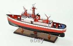 John D. McKean Fireboat Handmade Wooden Boat Model 25