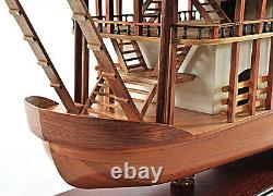 King Of Mississippi Paddlewheel Steamboat Wooden Riverboat Model 30 Ferry Boat