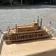 King Of The Mississippi Paddle Steamer 180 Artesania Latina Wood Model Vintage