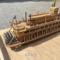 King of the Mississippi Paddle Steamer 180 Artesania Latina Wood model Vintage