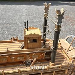 King of the Mississippi Paddle Steamer 180 Artesania Latina Wood model Vintage