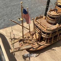 King of the Mississippi Paddle Steamer 180 Artesania Latina Wood model Vintage