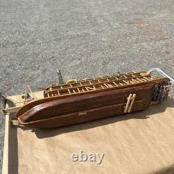 King of the Mississippi Paddle Steamer 180 Artesania Latina Wood model Vintage