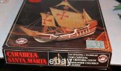 Kit De Madera, Constructo, Santa Maria Christopher Wooden Model Boat Vintage