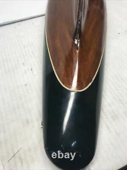 LARGE Vintage hollow wood boat pond yacht Display Ship Sailboat model- 36x41