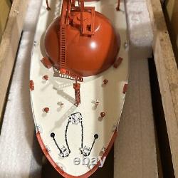 LNG Gas Tanker Wooden Handmade Ship Model 36, Savy Boats, NEW, Wood and Metal